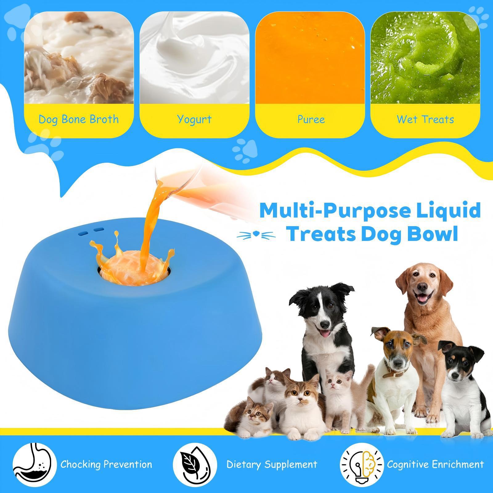Works with yogurt, peanut butter, pumpkin and bone broth