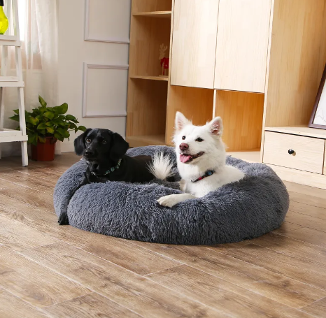 LickBed™ Calming Donut Dog Bed